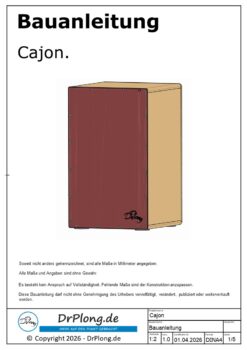 Cajon Bauanleitung bald verfügbar