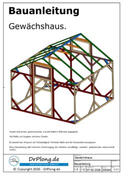 Gewächshaus Bauanleitung