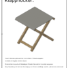 Klapphocker Bauanleitung