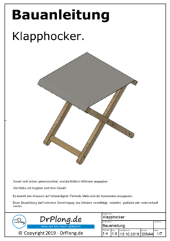 Klapphocker Bauanleitung