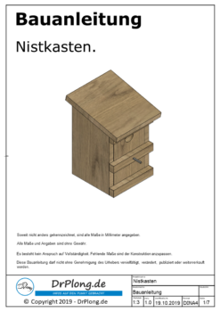 Nistkasten Bauanleitung