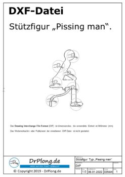 Stützfigur Typ „Pissing man“ DXF-Datei
