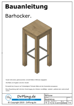 Barhocker Bauanleitung
