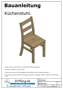 Küchenstuhl Bauanleitung