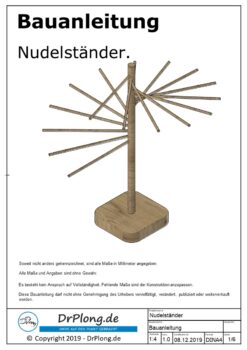 Nudelständer Bauanleitung